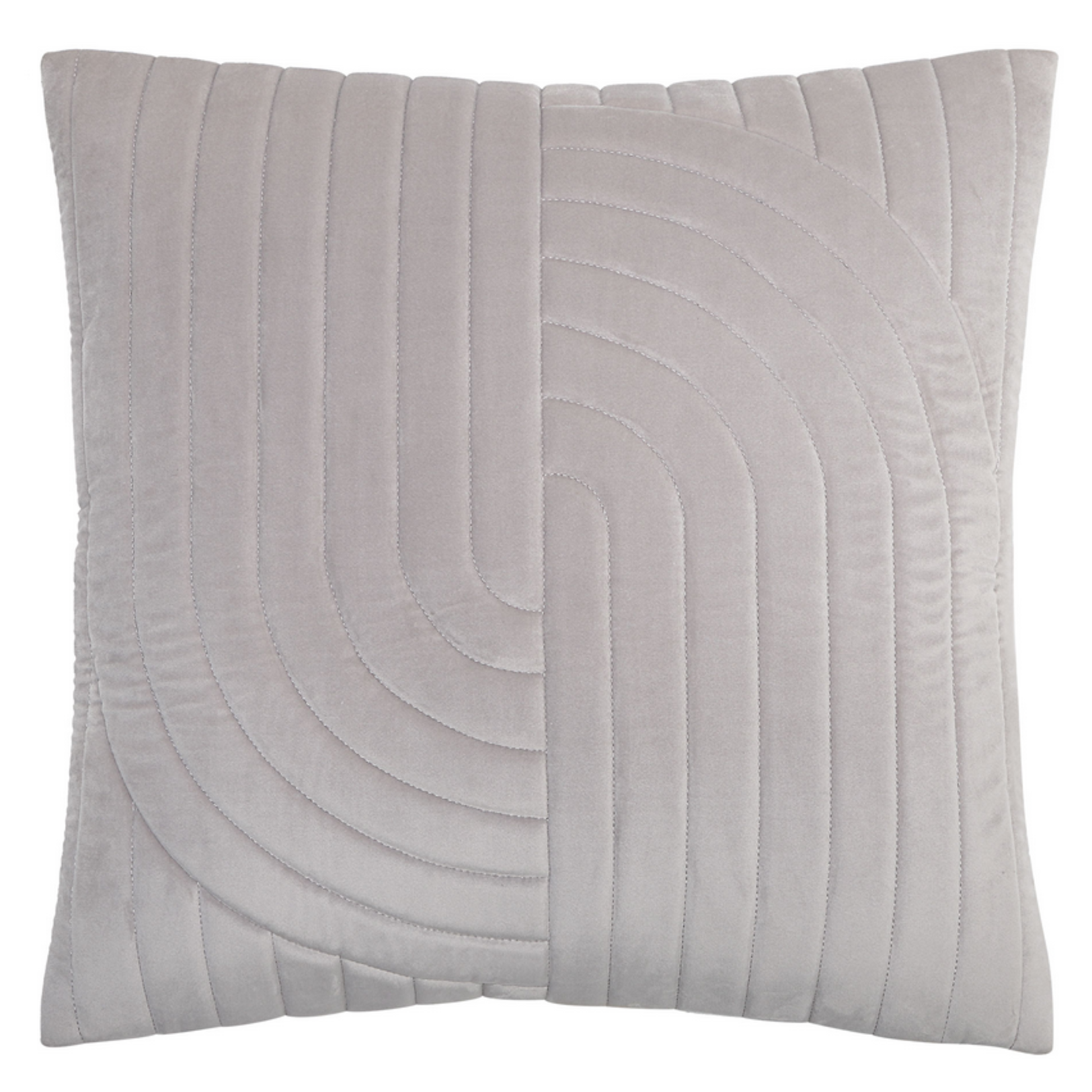 Ultar Cool Grey Quilted Cushion