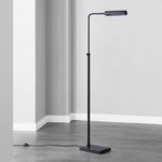 Fadia Matte Black Floor Lamp