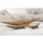 Antique Brass Medium Tapered Boat 20.5 x 4.5 x 2.5h"