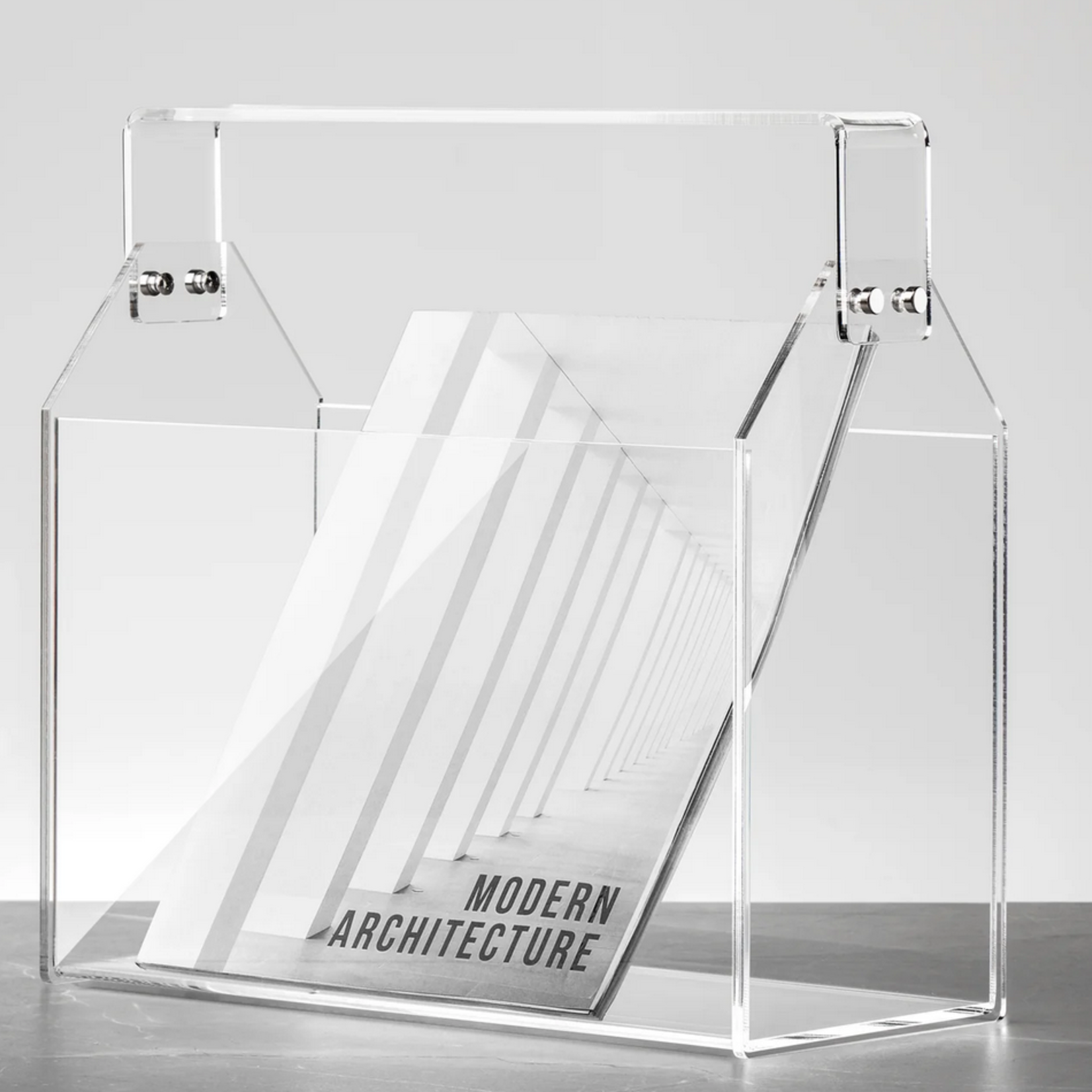 Acrylic Toolbox Magazine Basket