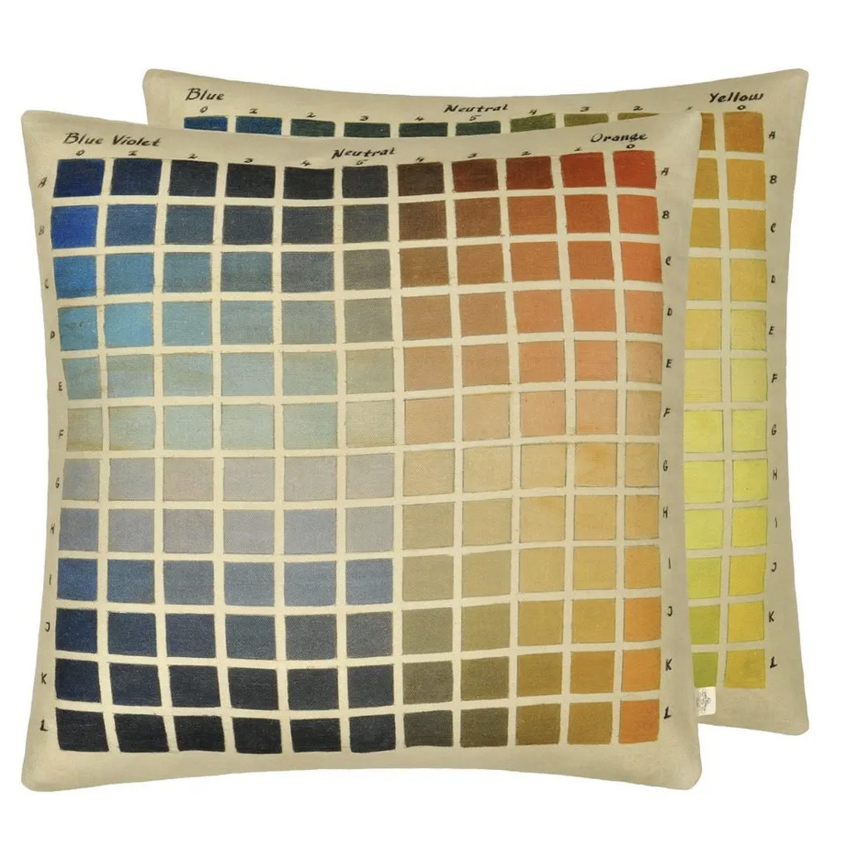 Designer's Guild Paint Charts Azure Decorative Pillow