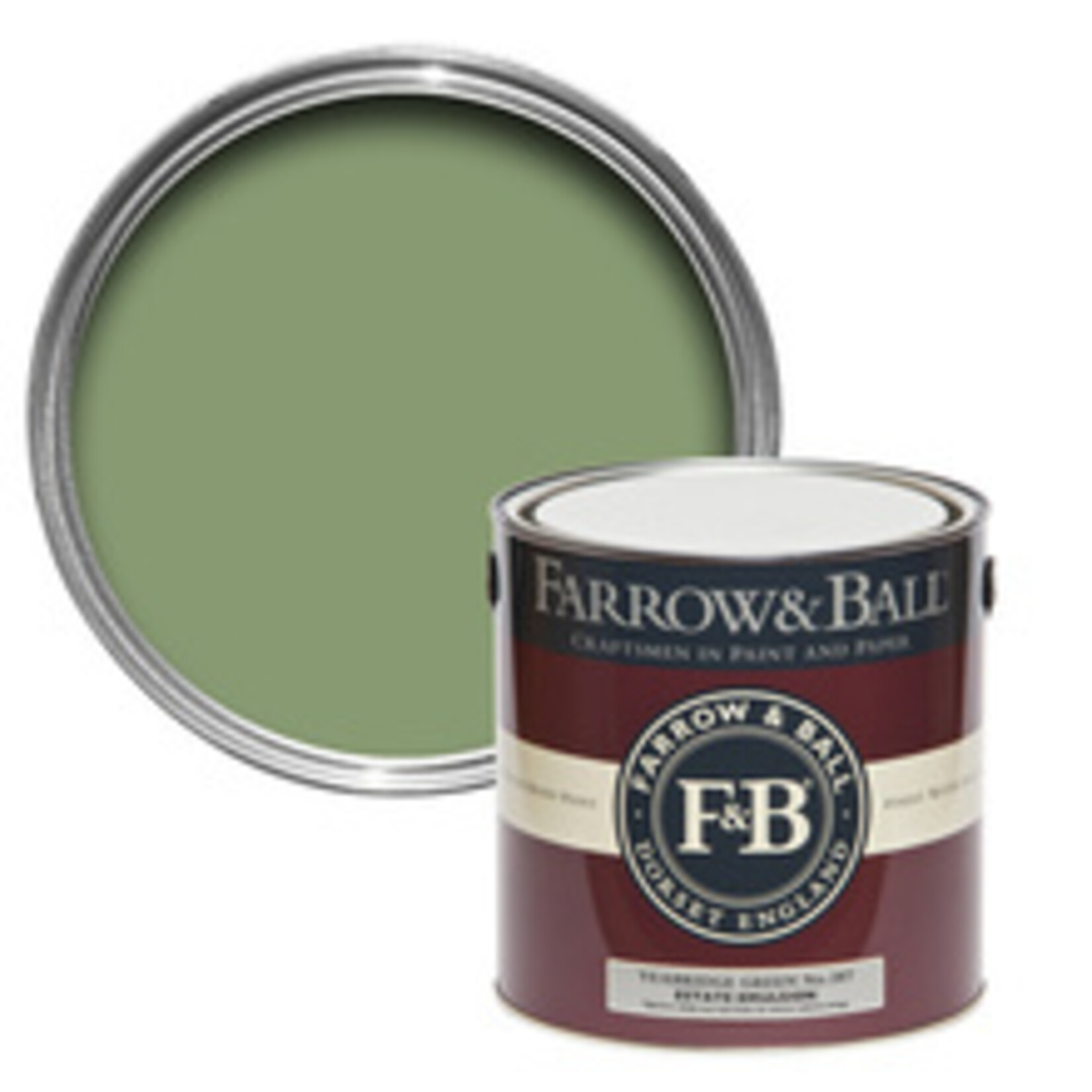 Farrow and Ball Gallon Estate Emulsion Yeabridge Green No.287