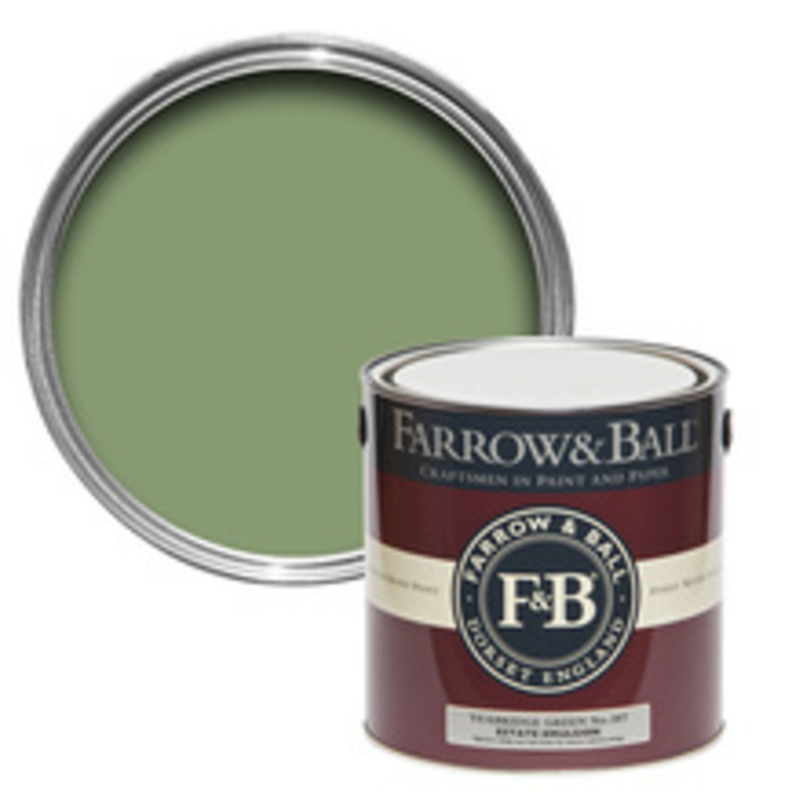 Farrow and Ball US Gallon Estate Emulsion Yeabridge Green No.287