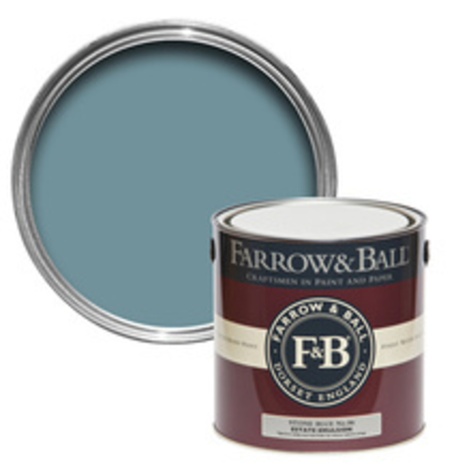 Farrow and Ball Gallon Estate Emulsion Stone Blue No. 86