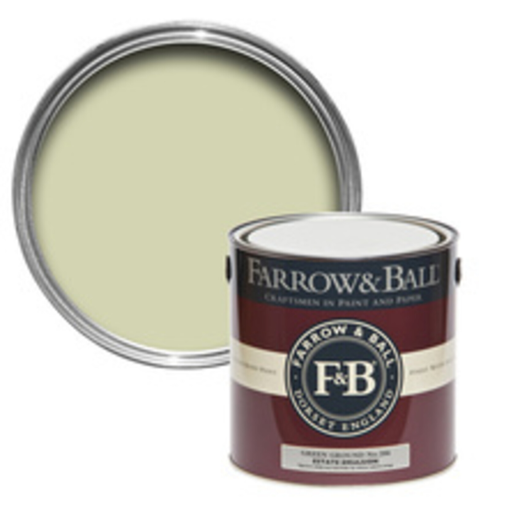 Farrow and Ball Gallon Estate Emulsion Green Ground No. 206