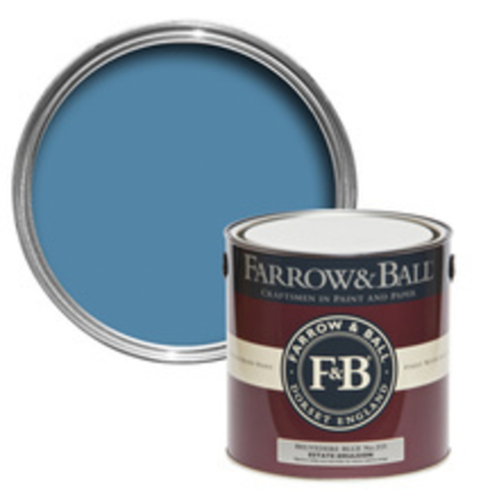Farrow and Ball Gallon Estate Emulsion Belvedere Blue No. 215