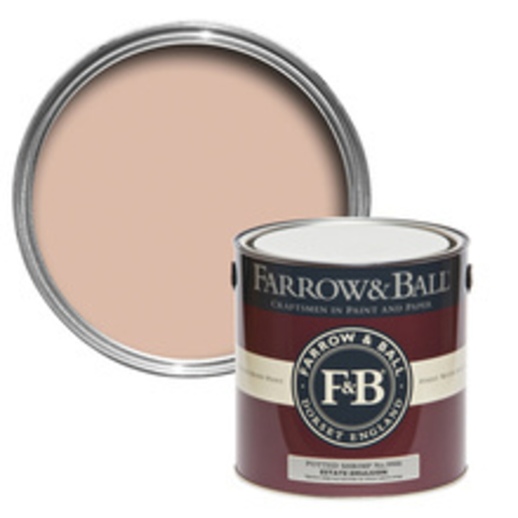 Farrow and Ball Gallon Estate Emulsion No 9906 Potted Shrimp