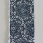 Linen Way Pippa Blue with White Patterned Napkins Set of 4