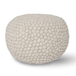 Style in Form Bohemian Pebble Pouf – Cream