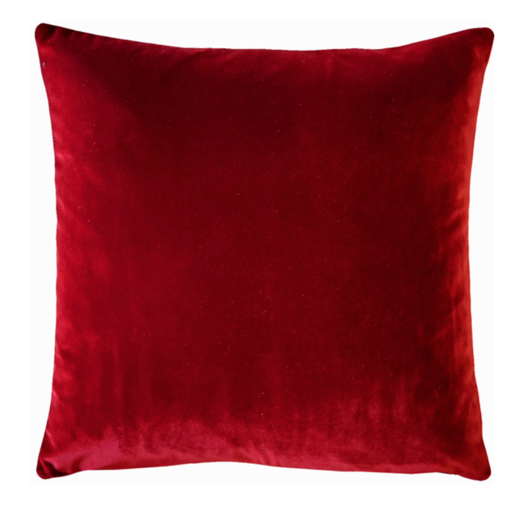 Castello Red Velvet Throw Pillow 20x20
