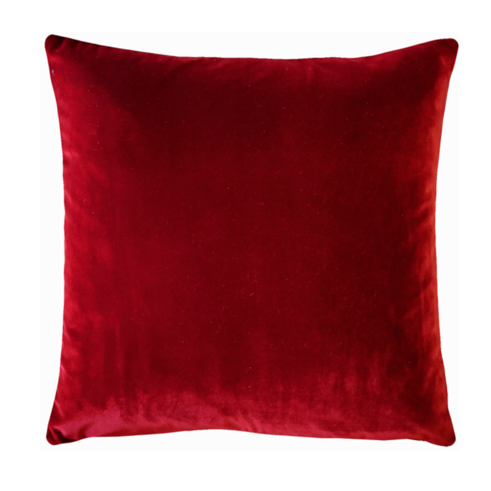 Castello Red Velvet Throw Pillow 20x20