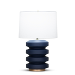 Flow Decor Nolan Table Lamp - Off White Linen Shade