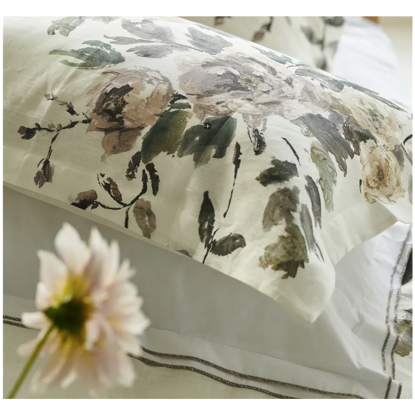Designer's Guild Shanghai Garden Ecru King  Sham