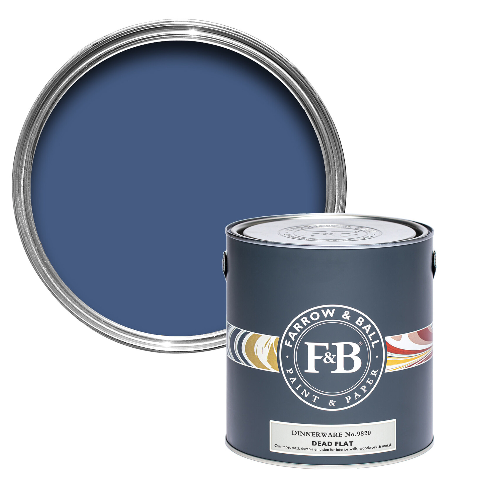Farrow and Ball US Gallon Dead Flat Dinnerware No.9820