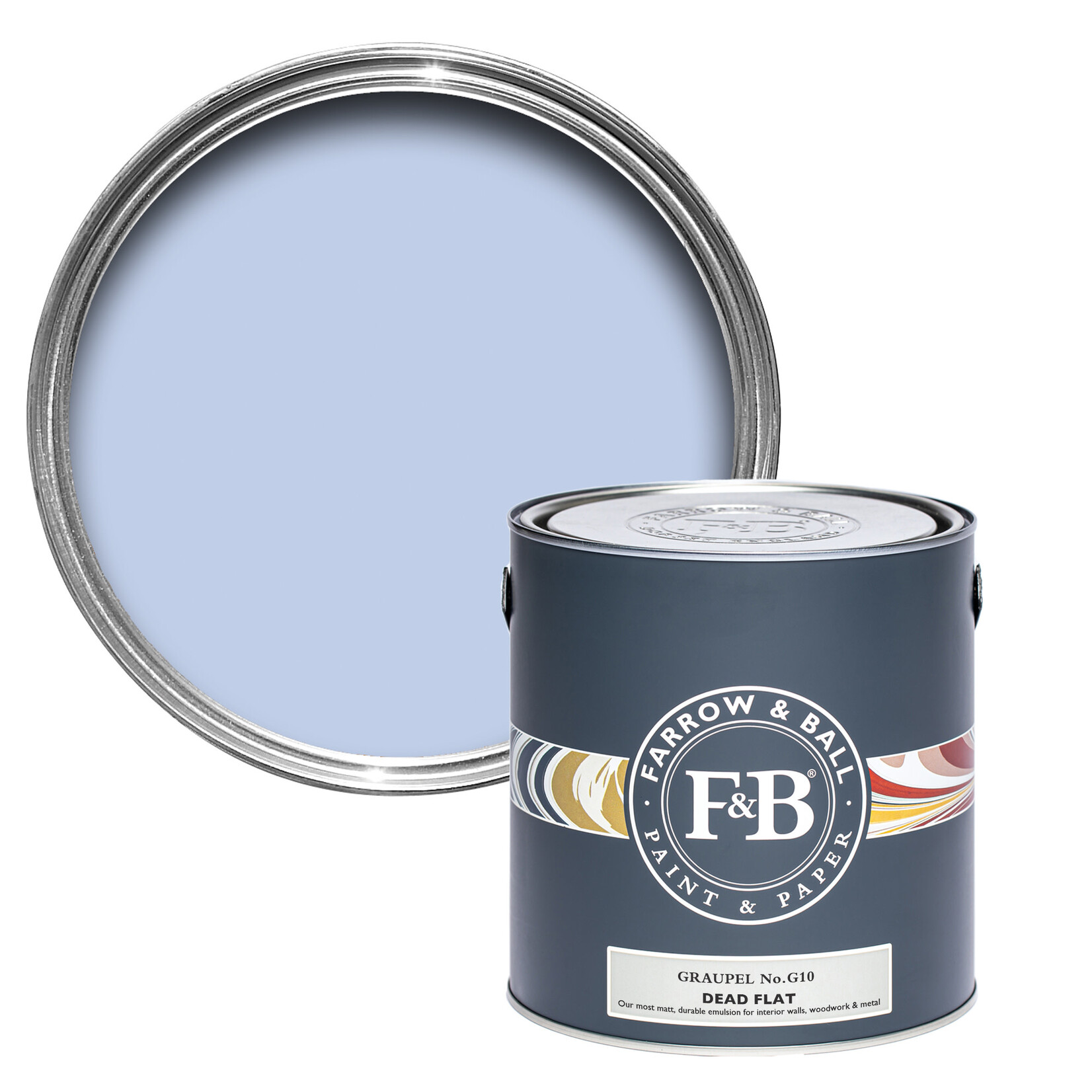 Farrow and Ball US Gallon Dead Flat No G10