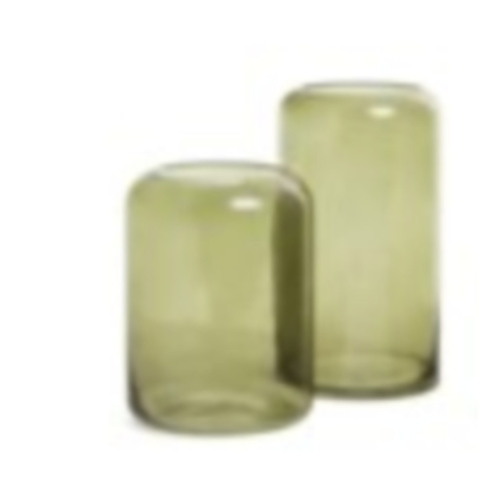 Bonavista Mantua Khaki Glass Vase Medium