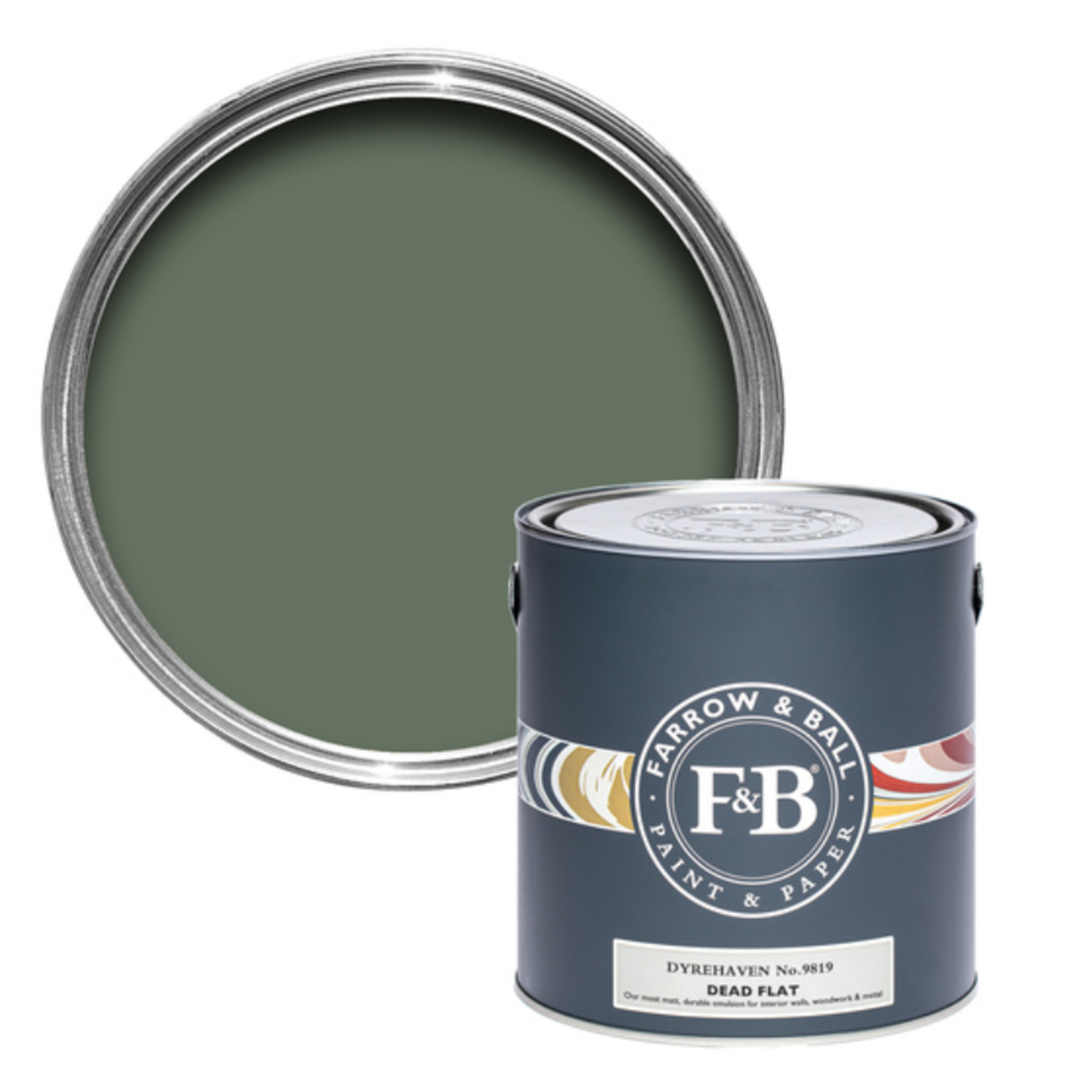 Farrow and Ball US Gallon Dead Flat Dyrehaven No.9819