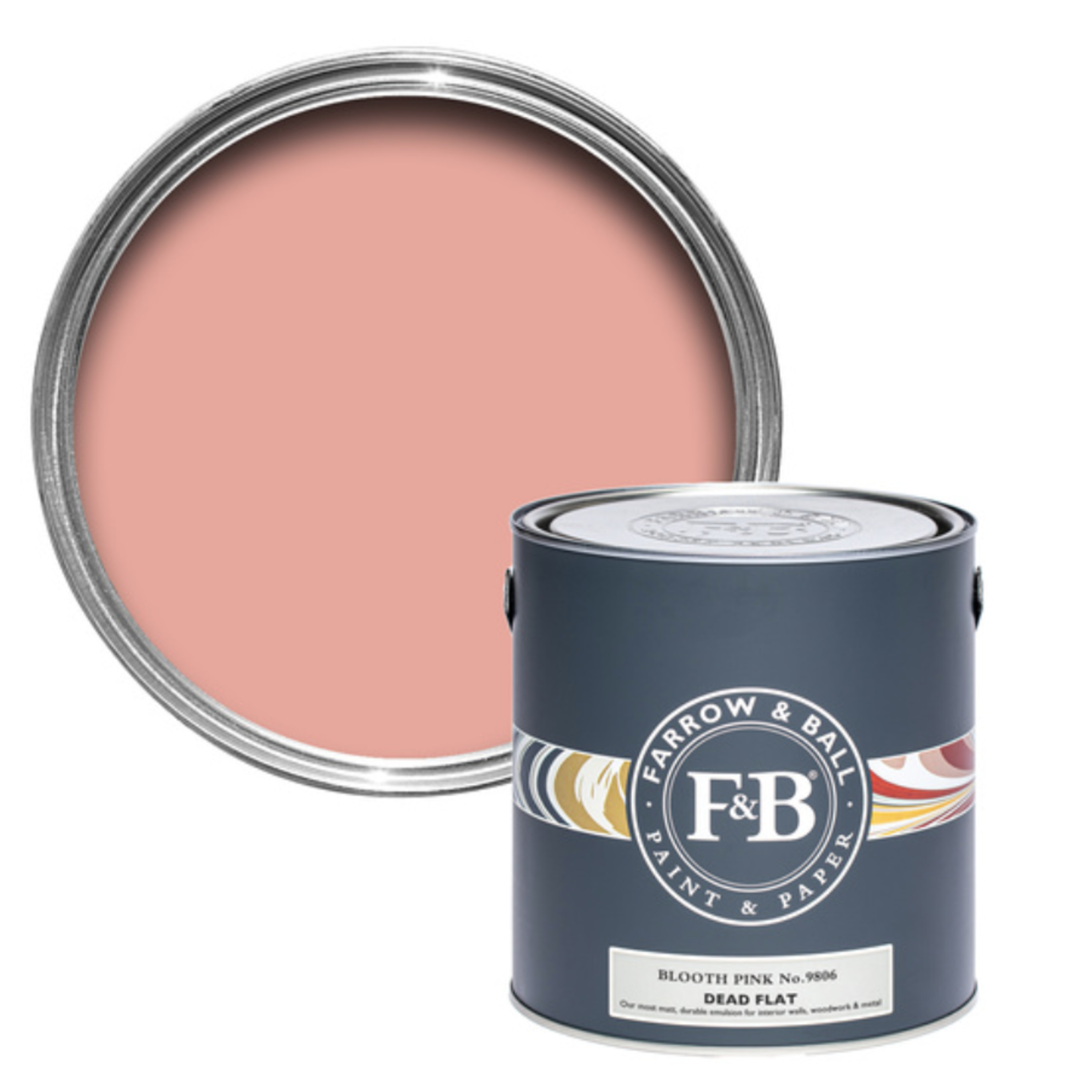 Farrow and Ball US Gallon Dead Flat  Blooth Pink No 9806