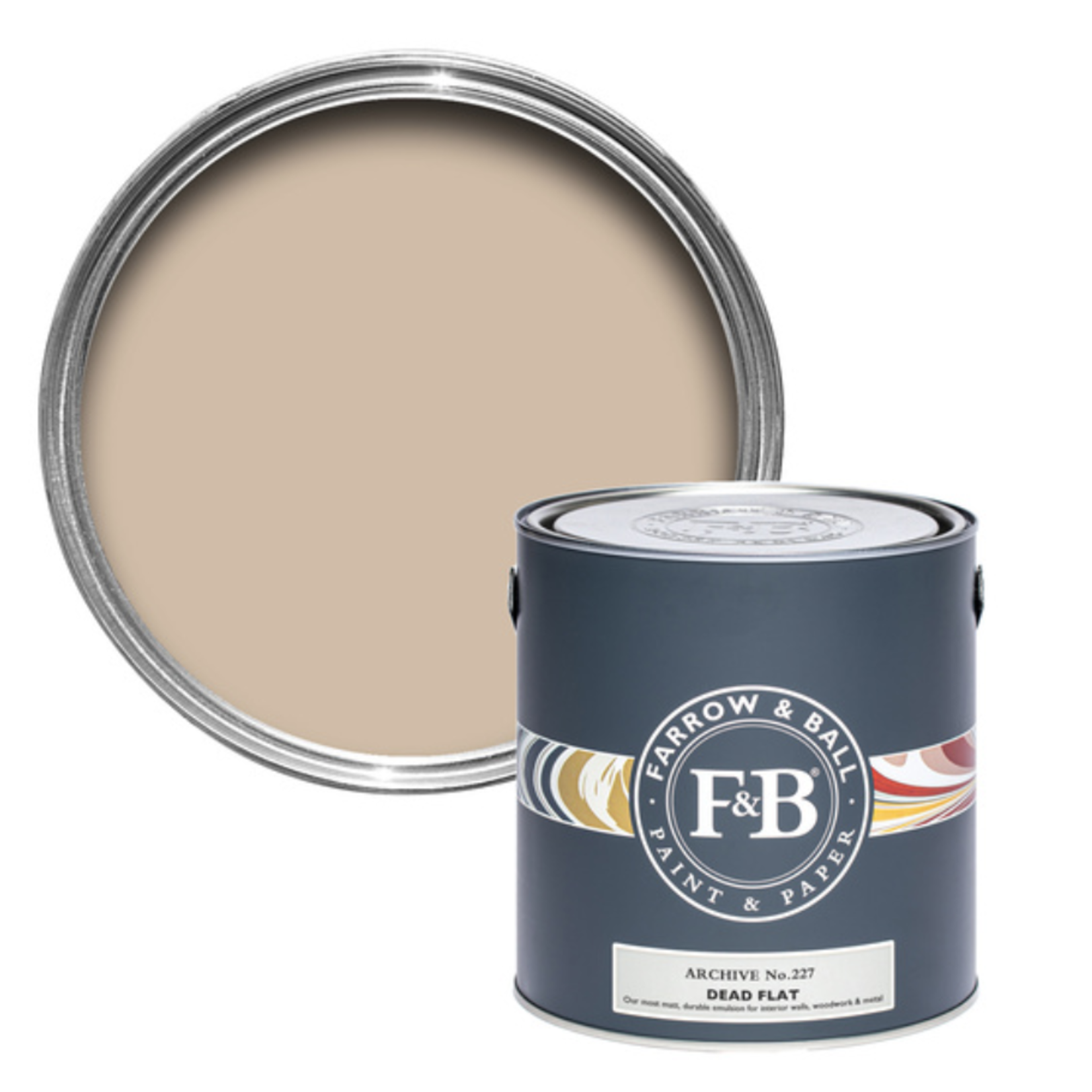 Farrow and Ball US Gallon Dead Flat Archive No 227