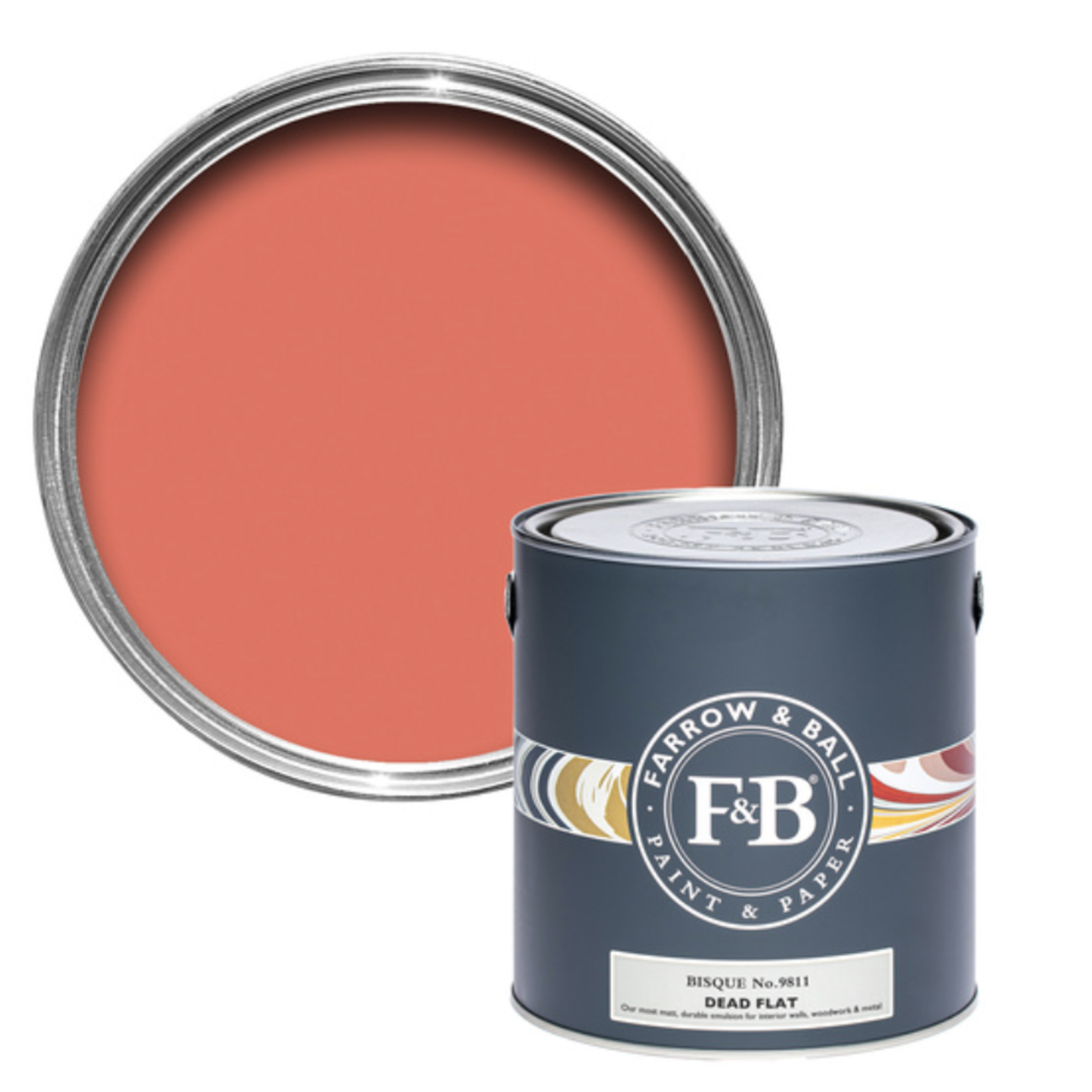 Farrow and Ball US Gallon Dead Flat Bisque No 9811