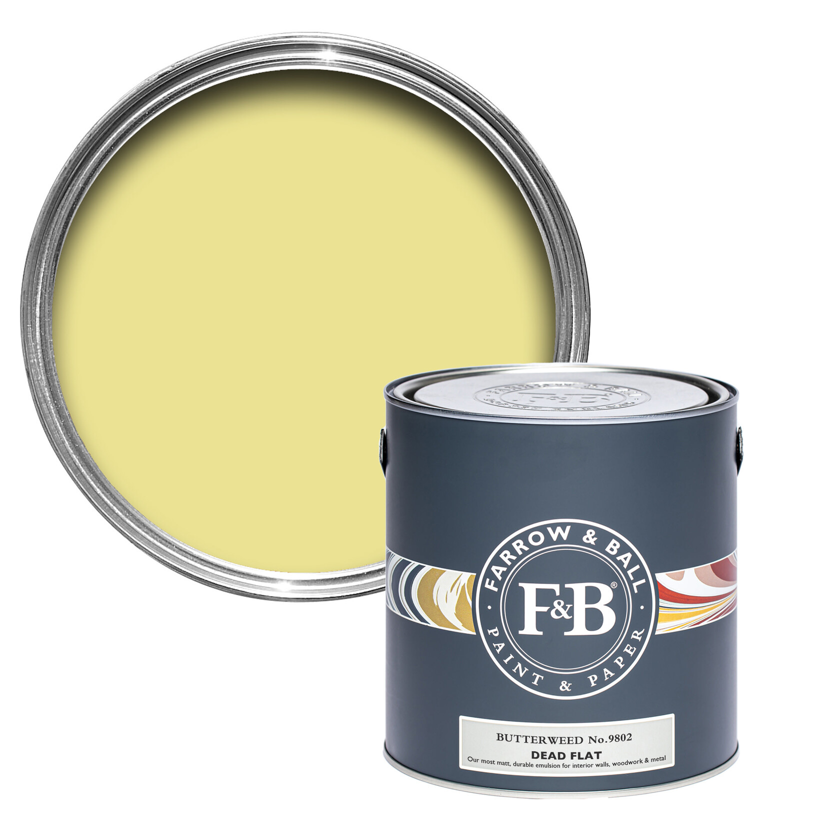 Farrow and Ball US Gallon Dead Flat No 9802