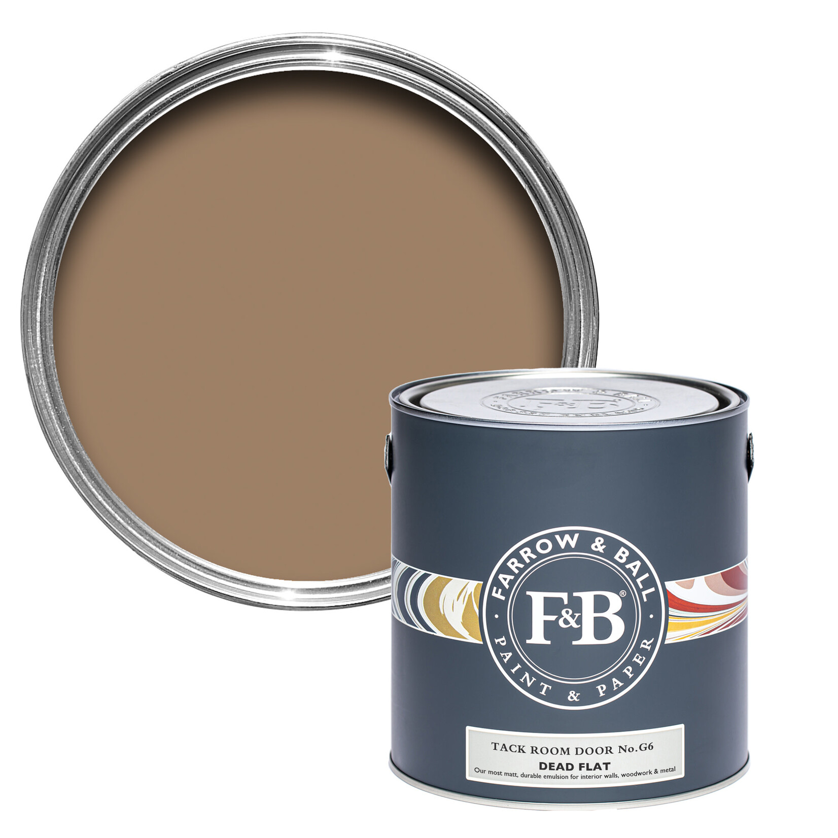Farrow and Ball US Gallon Dead Flat Tack Room Door No.G6