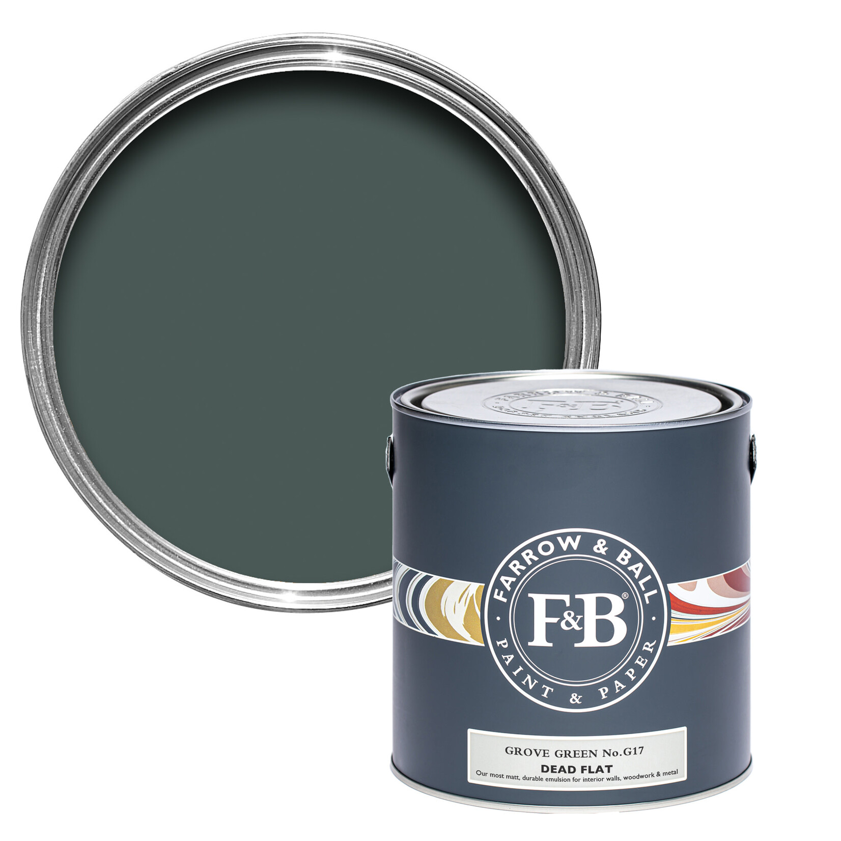 Farrow and Ball US Gallon Dead Flat No G17