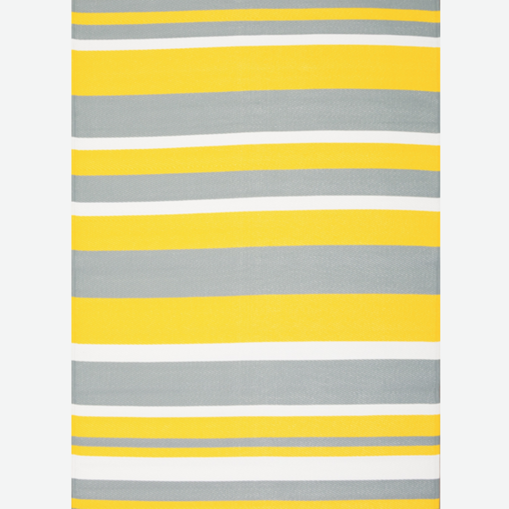 Viana Yellow Stripe Fiesta Outdoor Area Rug 6 x 9