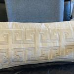 Tyson White  Lumbar Pillow 12 x 20