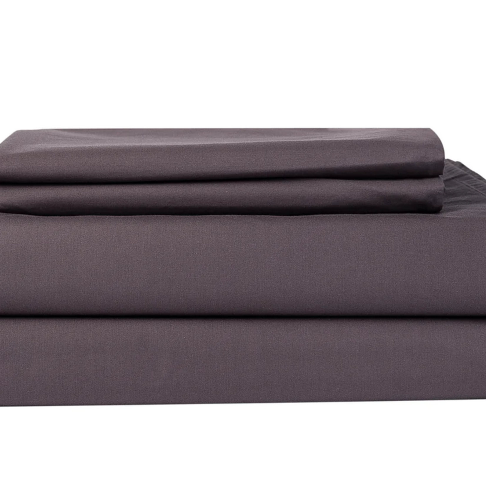 Cuddle Down Percale Deluxe Queen Slate Sheet Set
