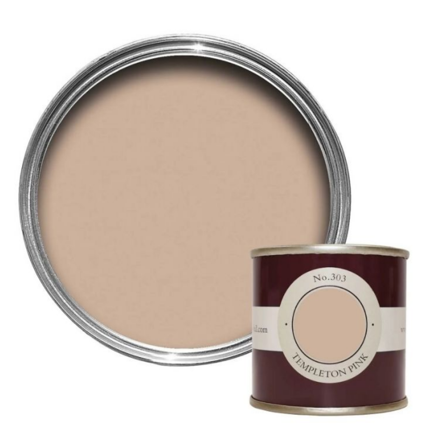 Farrow and Ball 100ml Sample Pot Templeton Pink No.303