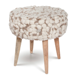 Style in Form Bohemian Felted Wool Stool