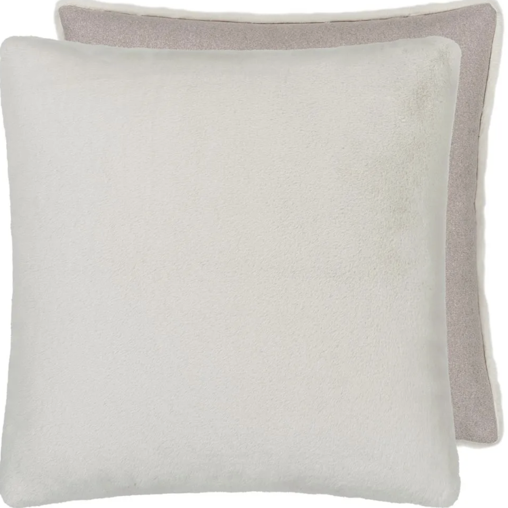 Herdwick Chalk Faux Fur Decorative Pillow