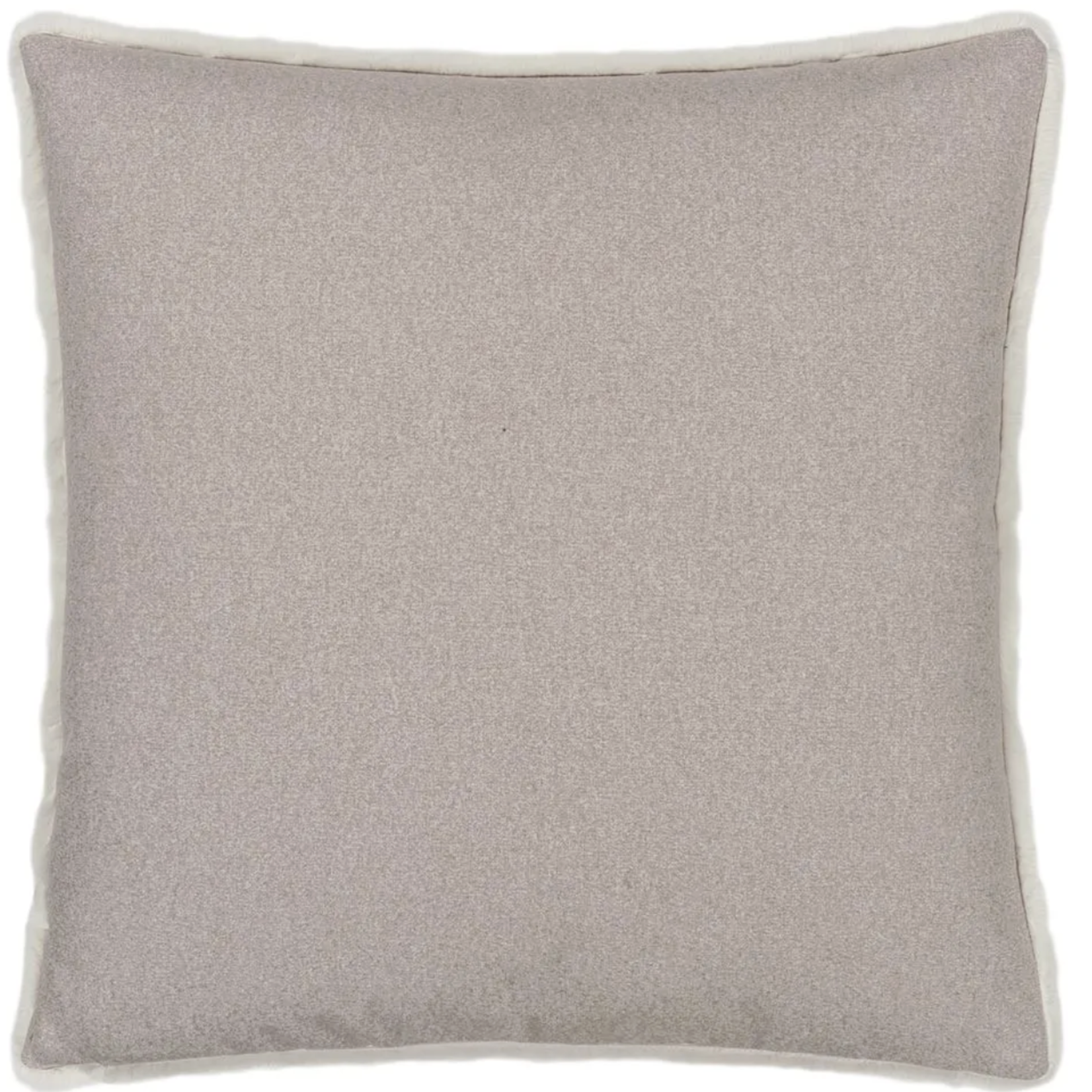 Herdwick Chalk Faux Fur Decorative Pillow