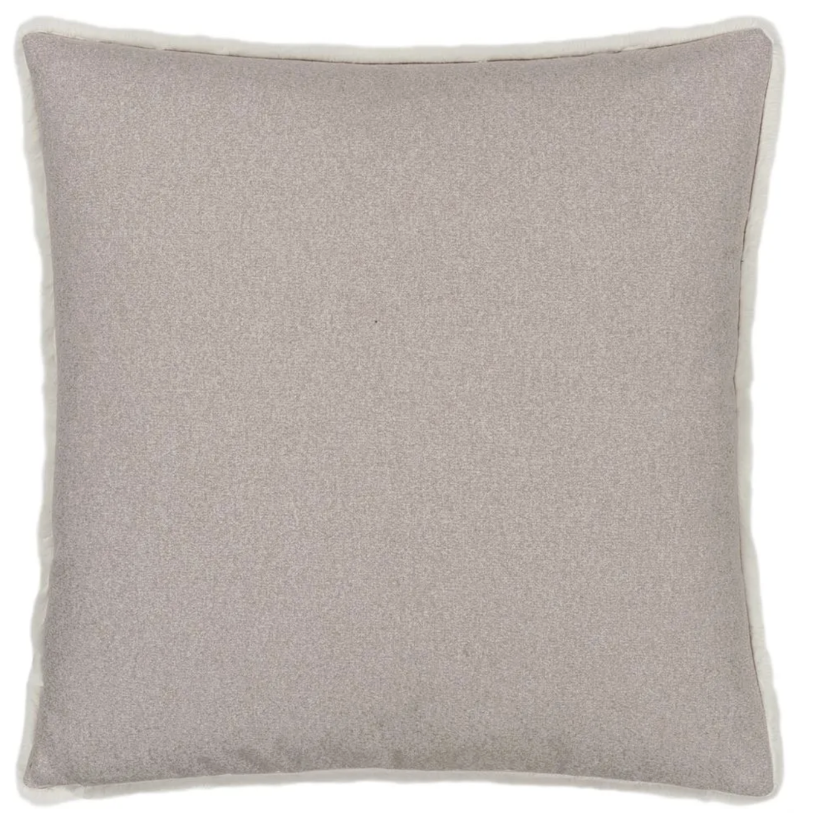 Herdwick Chalk Faux Fur Decorative Pillow