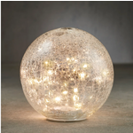Decorative Glass Decoball with Led Lights