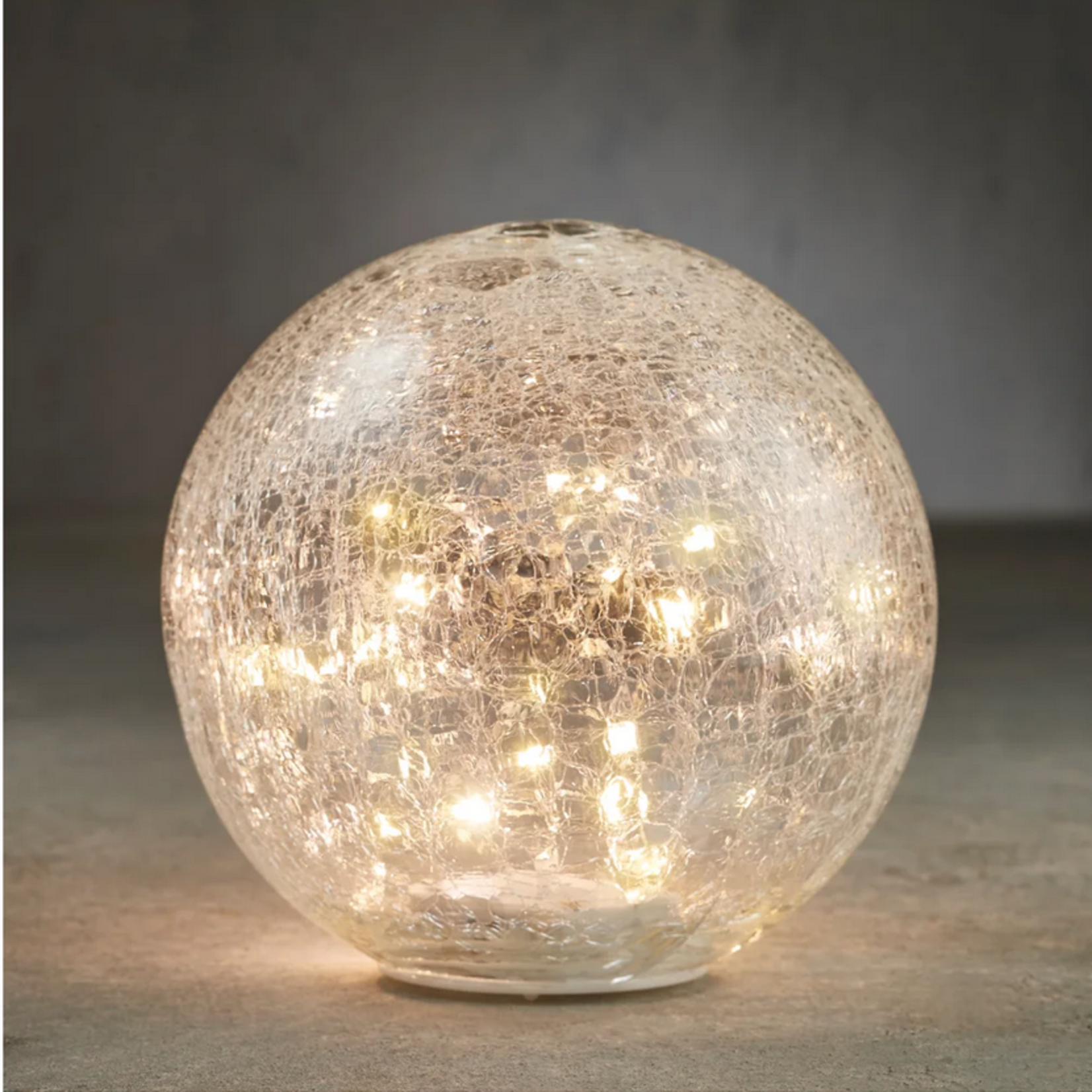 Decorative Glass Decoball with Led Lights