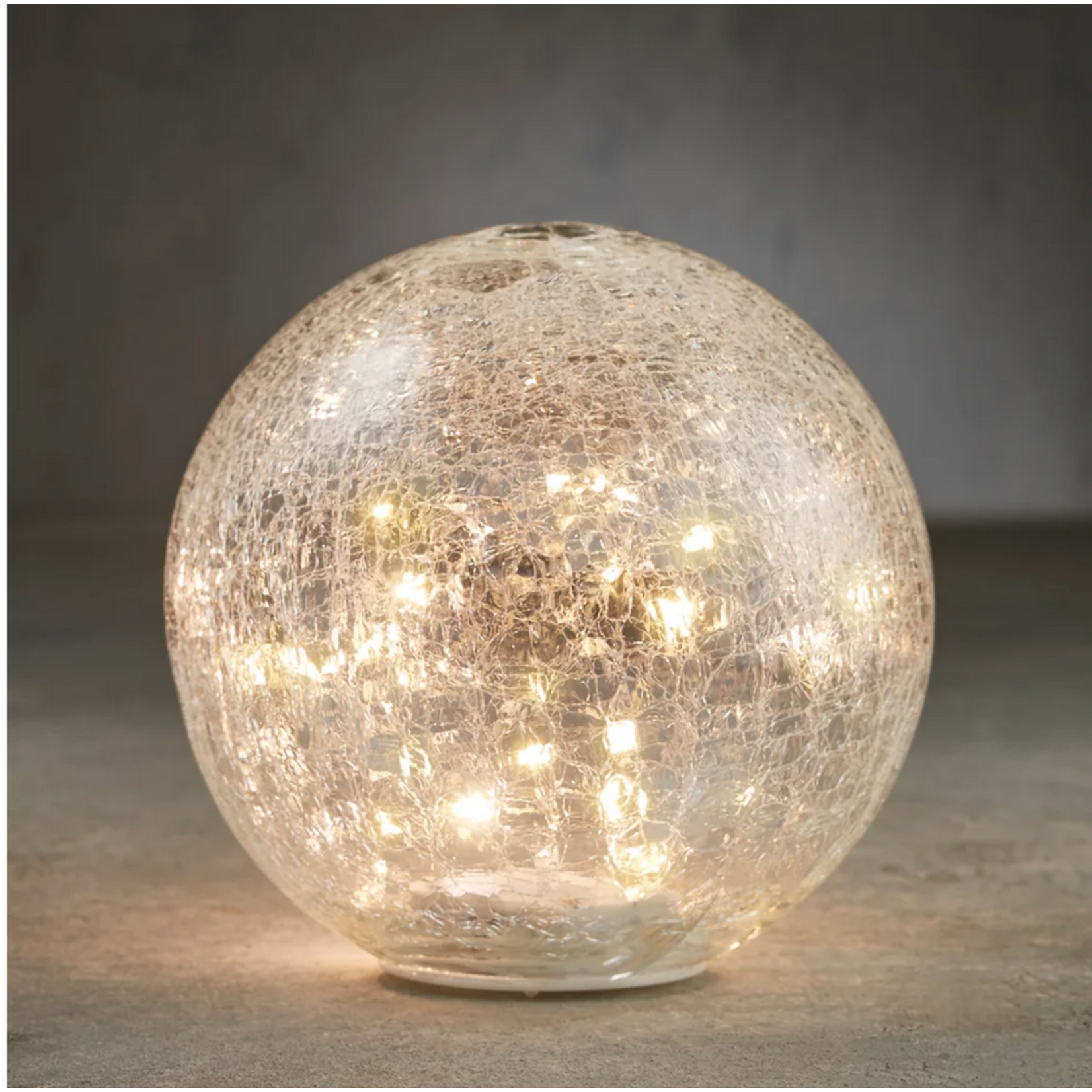 Decorative Glass Decoball with Led Lights