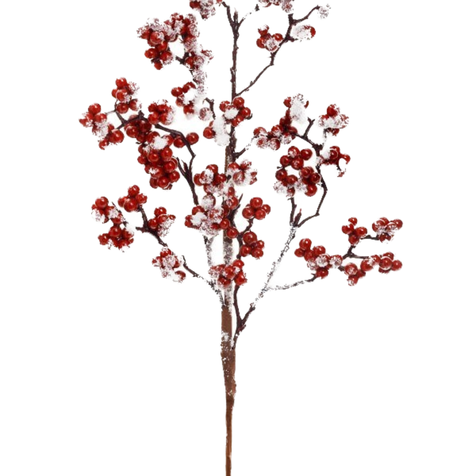 Pine Center Red Berry Spray