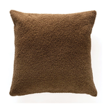 Plush Brown European Pillow  25 x25