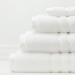 Cuddle Down Portofino White Towel Set - 1 Bath, 1 Hand, 1 Wash