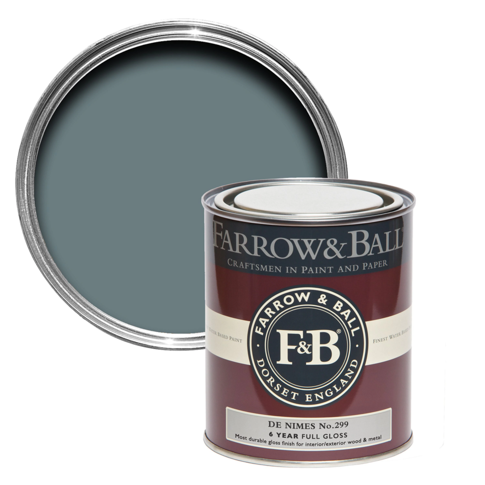 Farrow and Ball 750ml Full Gloss De Nimes No.299
