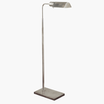 Visual Comfort Studio Adjustable Floor Lamp in Antique Nickel