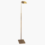 Visual Comfort Studio Adjustable Floor Lamp in Hand-Rubbed Antique Brass