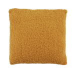 Sherpa ochre decorative pillow