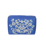 Designer's Guild Isolotto Cobalt Washbag Large