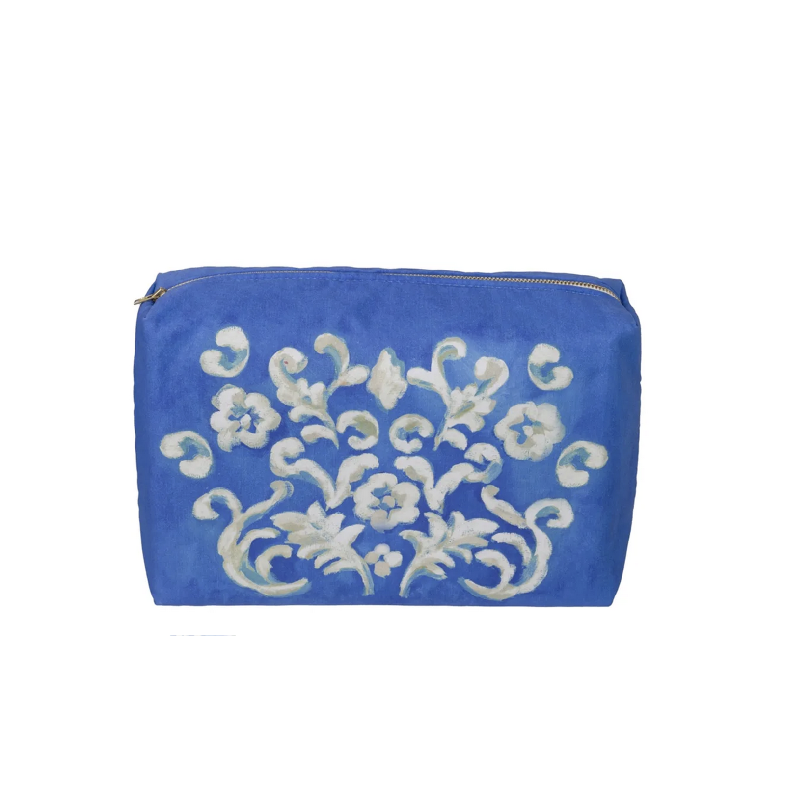 Designer's Guild Isolotto Cobalt Washbag Large