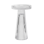 Anya Faceted Reversible Pillar Candle Holder 6.5"