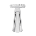 Anya Faceted Reversible Pillar Candle Holder 6.5"