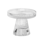 Anya Faceted Reversible Pillar Candle Holder 3"